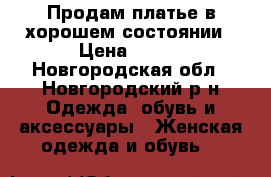 Продам платье в хорошем состоянии › Цена ­ 300 - Новгородская обл., Новгородский р-н Одежда, обувь и аксессуары » Женская одежда и обувь   